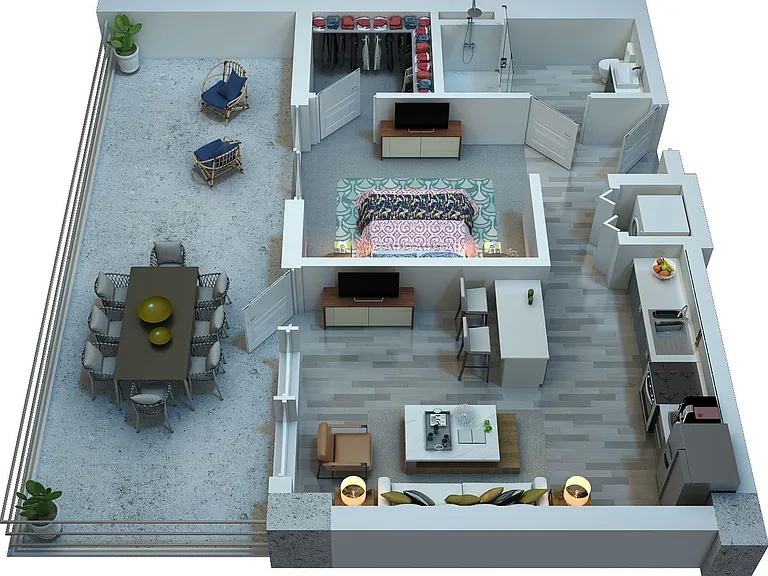 Santana floor plan The Stewart
