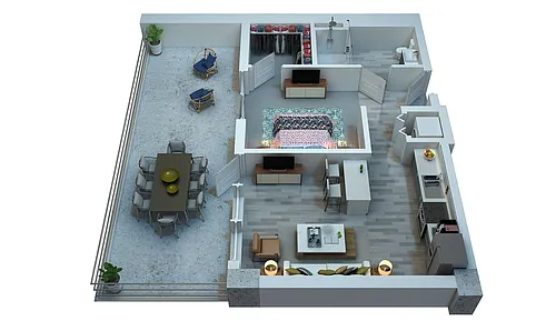 Floor plan Santana