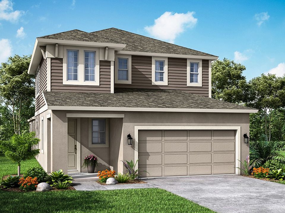 Sandhill Coastal elevation A available only at BridgeWater in Lakeland FL by William Ryan Homes Tamp