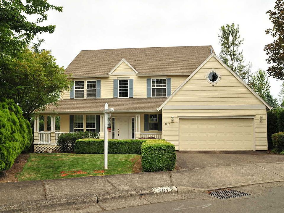 front view trimmed landscape
