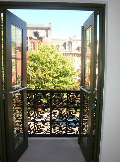 French Doors to balcony