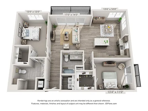 Floor plan Symphony D