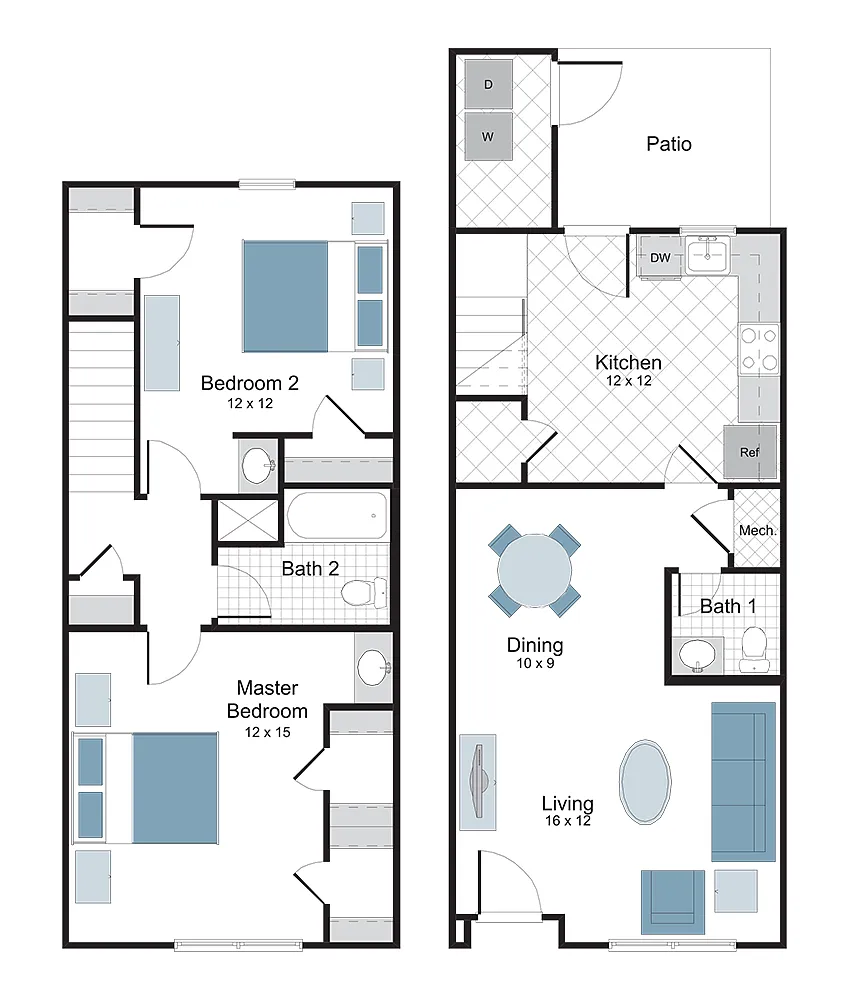 Floor plan Ashley II
