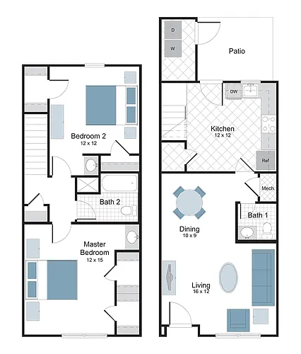 Floor plan Ashley II
