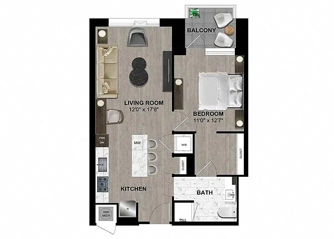Floor plan A210