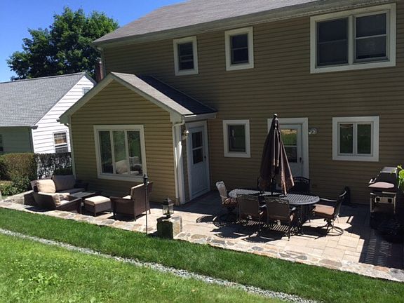 beautiful patio stone work 