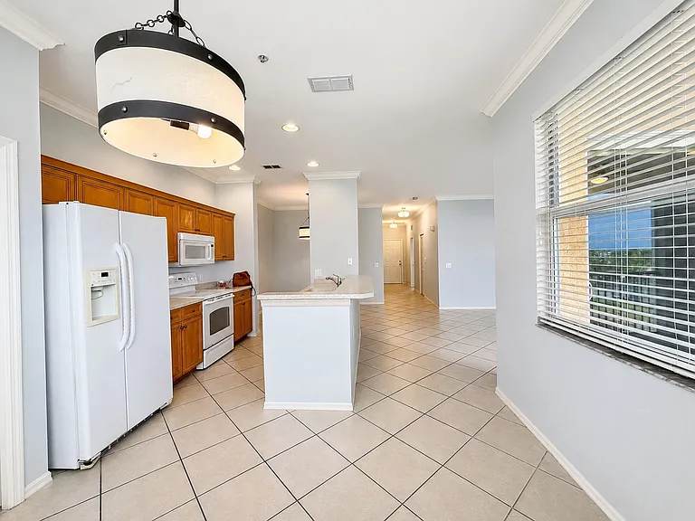Bright, functional kitchen with breakfast bar and open-concept layout