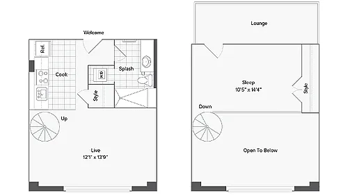 Floor plan Alcoa