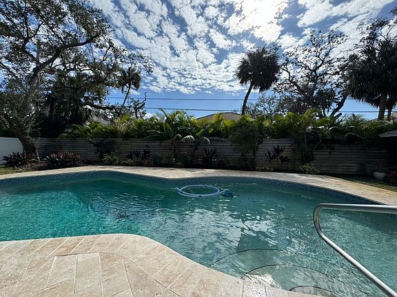 ... the heated pool ...