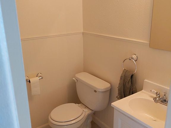 1st level bathroom view from hallway