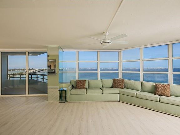 Completely remodeled Van Gogh floorplan with stunning Sarasota Bay views.
