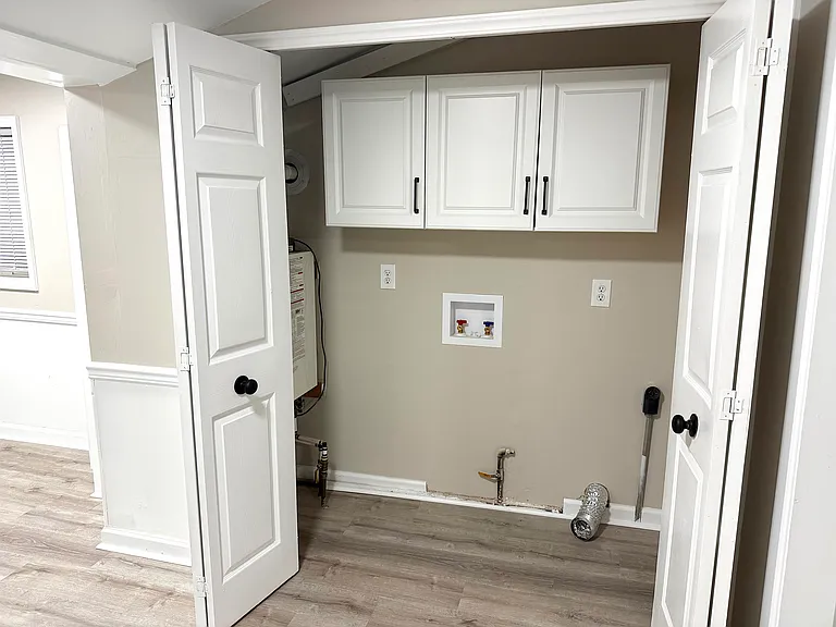 Laundry closet