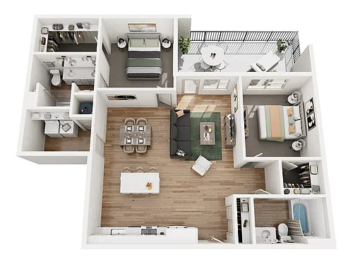 Floor plan Platte