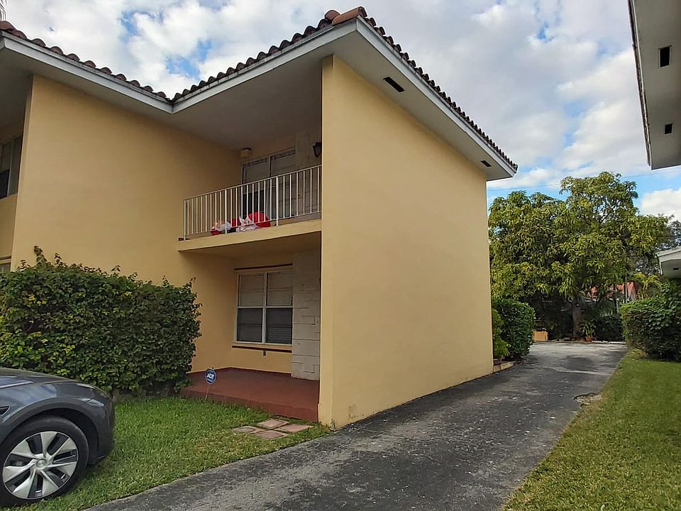 Second floor unit with balcony.