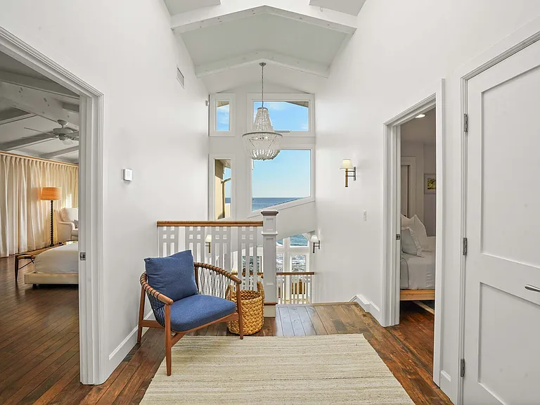 Ocean views greet you even in the quiet corners of the home.