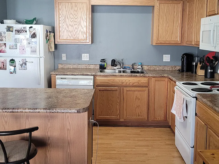 Kitchen from living room.