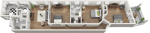 Floor plan C2 C4