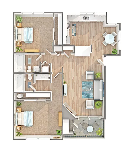 Floor plan Cedar Flat