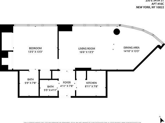 2nd image of 250 E 54th St APT 10C