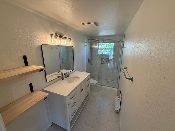 Upstairs newly remodeled bathroom