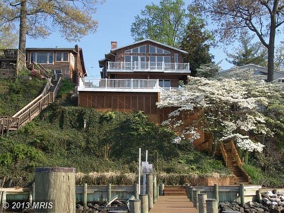 View of the house from the pier