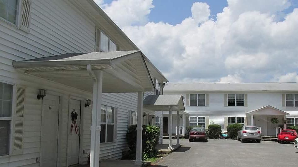 View of Apartment complex This unit is the last one on right