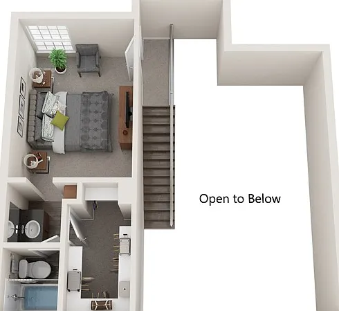 B3 Townhome, Second Floor B3 Townhome, Second Floor