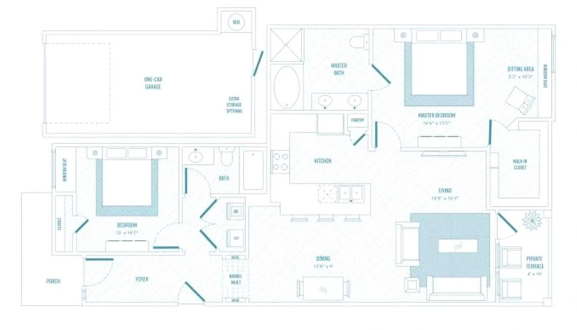 Floor plan B3