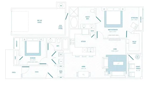 Floor plan B3