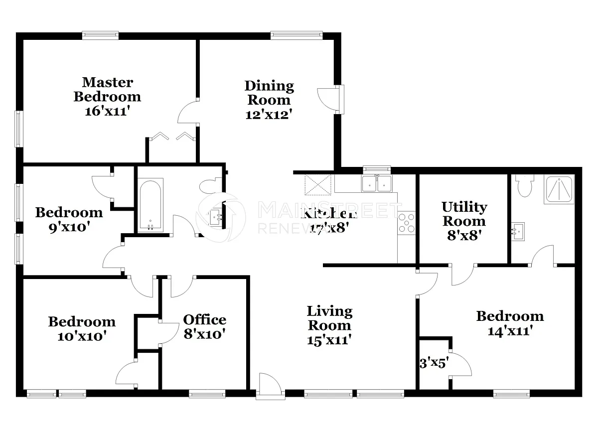 Floor Plan - 9516 Raytown Rd