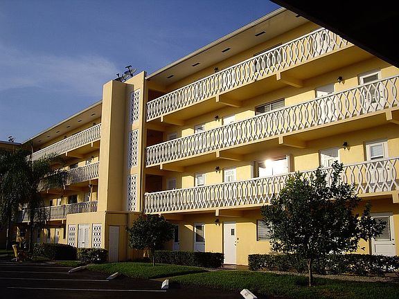 One of two four-story buildings
