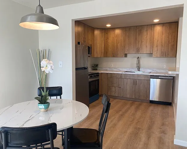Updated Ash Kitchen & Dining Room