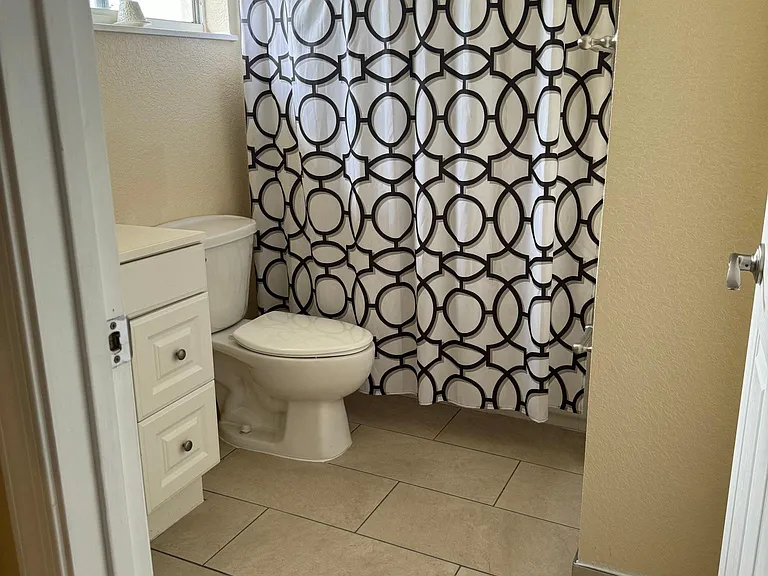 Second view of upstairs bathroom