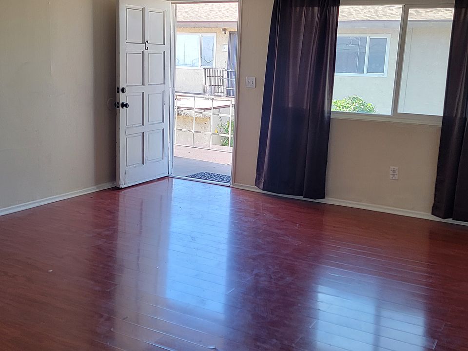 Front entry into spacious living room