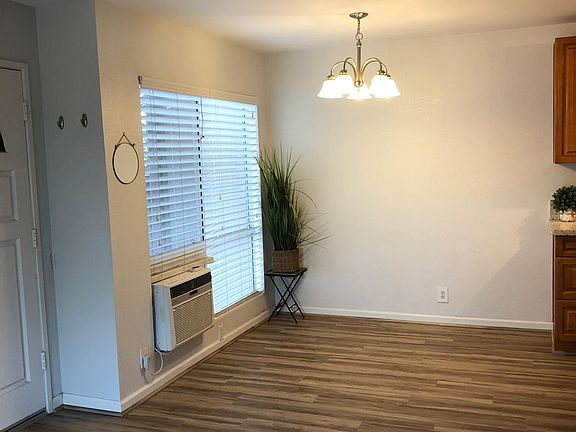 dining room with AC, cools living room and kitchen as well.