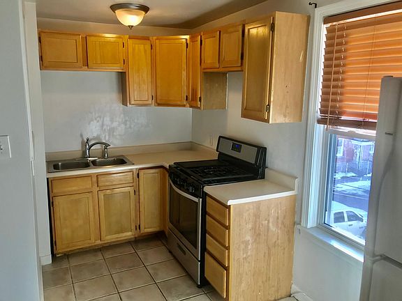 Great storage. Gas stove