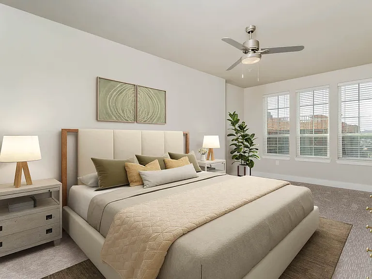 Carpeted Bedroom