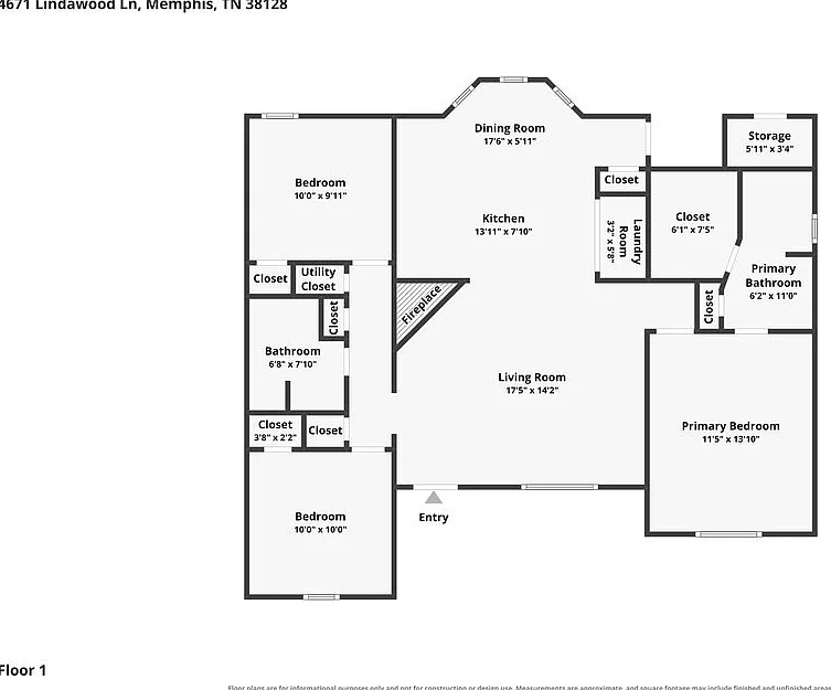 3 bed, 2.0 bath, 1166 sqft, $1,455 — Photo 2