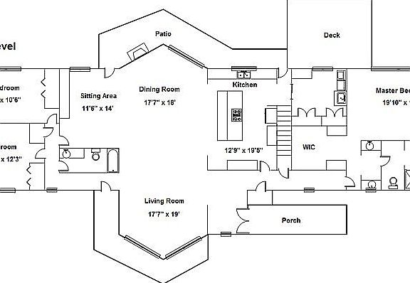 Main Level Floor Plan 