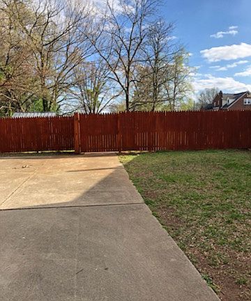 Rear Privacy Fence. 