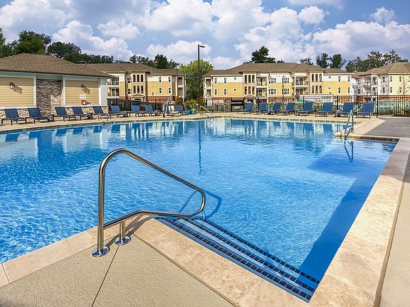 Sparkling Swimming Pool at Crabtree Lakeside in Raleigh, NC