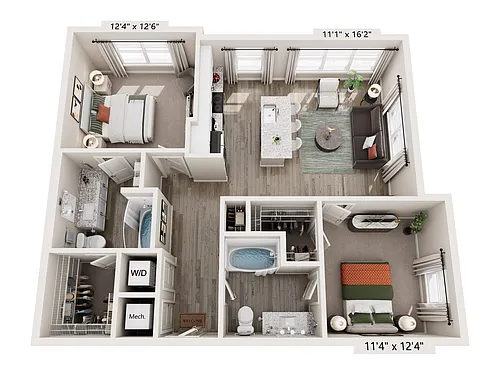 Floor plan B1