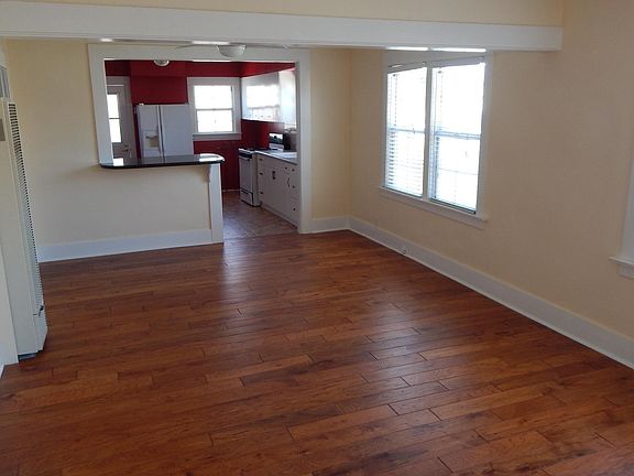 Open concept - living room opens to kitchen