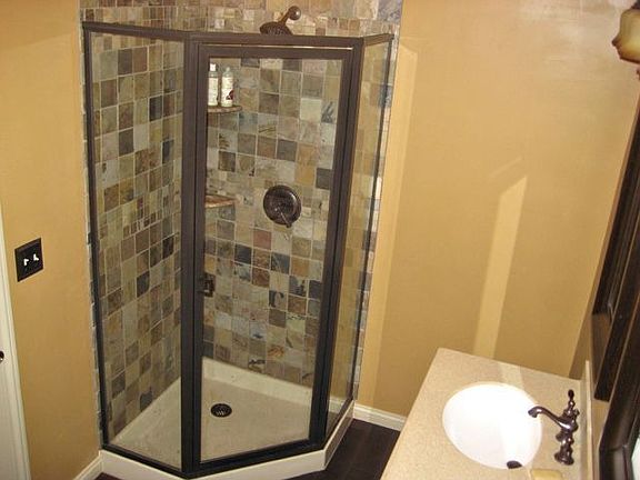 Master Bath Shower with Custom Tile