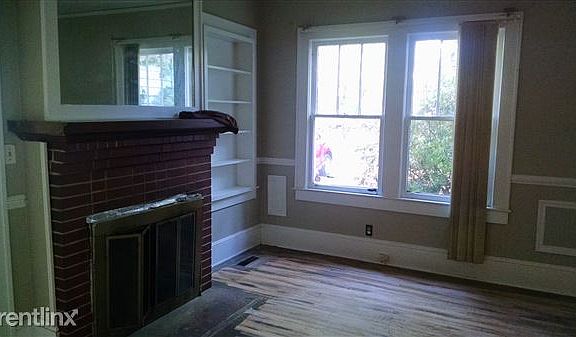 Living room fireplace
