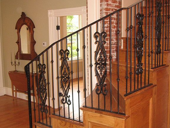 Rod Iron Victorian Stairs