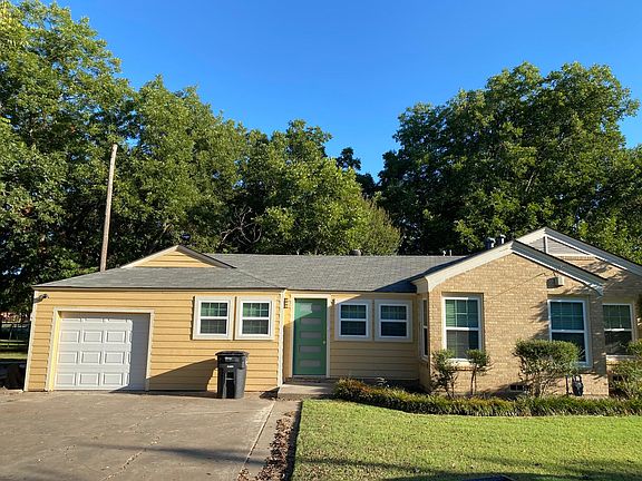 Side entrance and garage