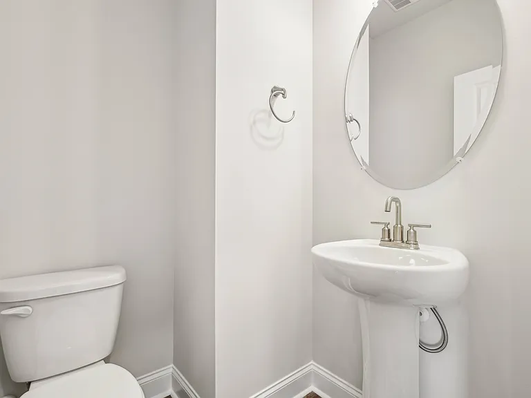 Half bathroom on the 1st floor