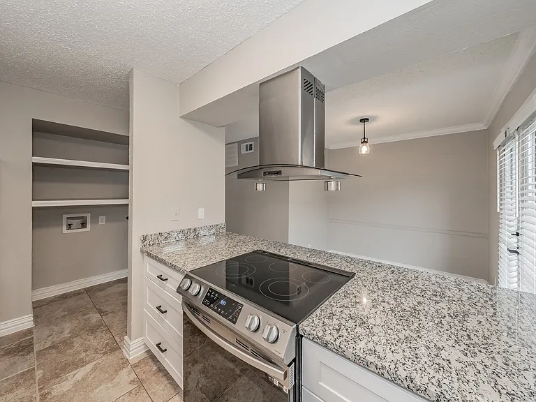 Perfect space for quick meals or morning coffee.
