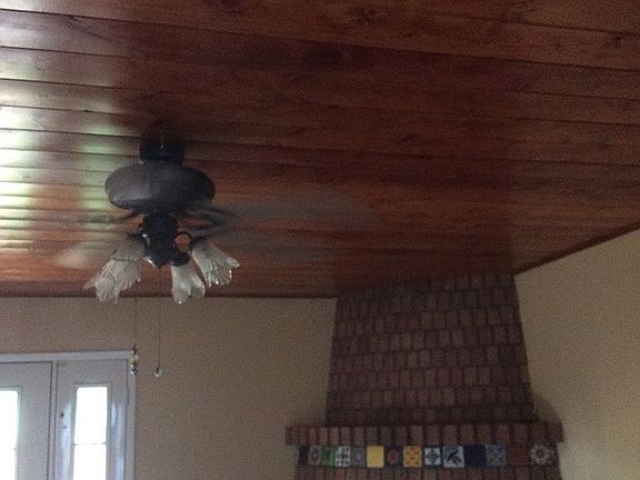 Tongue groove ceiling